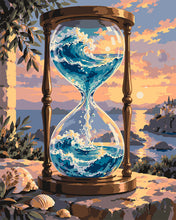 Load image into Gallery viewer, Paint by numbers kit Ocean Hourglass Figured'Art