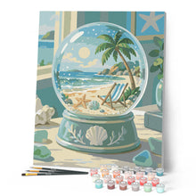 Load image into Gallery viewer, Coastal Beach Snow Globe