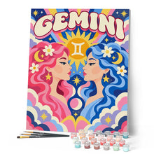 Load image into Gallery viewer, Retro Zodiac Gemini