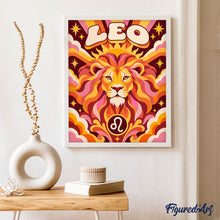 Load image into Gallery viewer, Retro Zodiac Leo