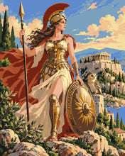 Load image into Gallery viewer, Paint by numbers kit Goddess of Wisdom Figured'Art