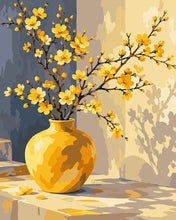 Load image into Gallery viewer, Paint by numbers kit Golden Blossoms Figured'Art