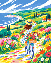 Load image into Gallery viewer, Paint by numbers kit Ride into Summer Figured'Art