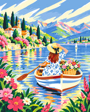 Load image into Gallery viewer, Paint by numbers kit Rowing into Summer Figured'Art