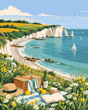 Load image into Gallery viewer, Paint by numbers kit Seaside Picnic Figured'Art