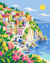 Load image into Gallery viewer, Paint by numbers kit Sunshine by the Sea Figured'Art