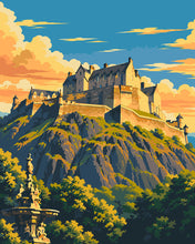 Load image into Gallery viewer, Paint by numbers kit Edinburgh Castle Figured'Art
