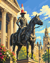 Load image into Gallery viewer, Paint by numbers kit Duke of Wellington Statue Glasgow Figured'Art