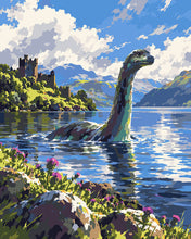 Load image into Gallery viewer, Paint by numbers kit Loch Ness Monster Figured'Art