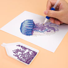 Load image into Gallery viewer, Mini Diamond Painting 3"x5" (12 pieces) - Ocean Creatures Series