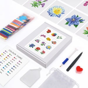 Gem Painting kit - Flowers 2 series