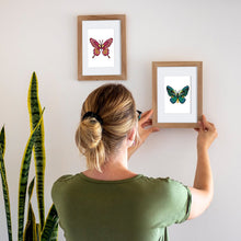 Load image into Gallery viewer, Mini Diamond Painting 6"x8" (4 pieces) - Vibrant Wings: A Butterfly Quartet