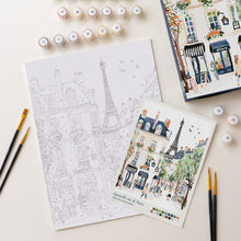 Load image into Gallery viewer, Paint by Numbers Gift Box - Watercolor Paris Street