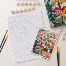 Load image into Gallery viewer, Paint by Numbers Gift Box - Colorful Winter Village