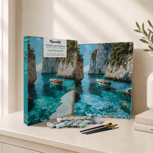 Load image into Gallery viewer, Paint by Numbers Gift Box - Peaceful Blue Cove