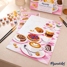 Load image into Gallery viewer, Paint by Numbers Gift Box - Sweet Breakfast