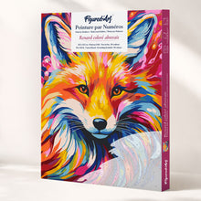 Load image into Gallery viewer, Paint by Numbers Gift Box - Colorful Abstract Fox Figured'Art