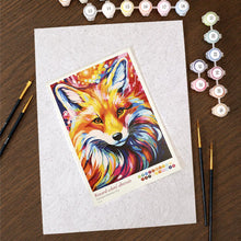Load image into Gallery viewer, Paint by Numbers Gift Box - Colorful Abstract Fox