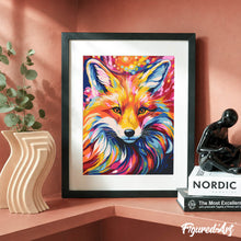 Load image into Gallery viewer, Paint by Numbers Gift Box - Colorful Abstract Fox