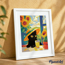 Load image into Gallery viewer, Paint by Numbers Gift Box - Summer Black Cat