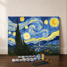 Load image into Gallery viewer, Paint by Numbers Gift Box - The Starry Night
Vincent van Gogh