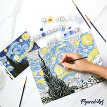 Load image into Gallery viewer, Paint by Numbers Gift Box - The Starry Night
Vincent van Gogh