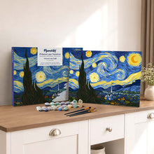 Load image into Gallery viewer, Paint by Numbers Gift Box - The Starry Night
Vincent van Gogh