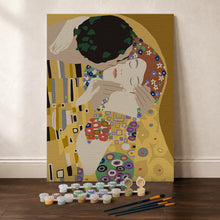 Load image into Gallery viewer, Paint by Numbers Gift Box - The Kiss
Gustav Klimt