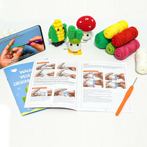 Amigurumi Crochet Kit - Veggie Buddies