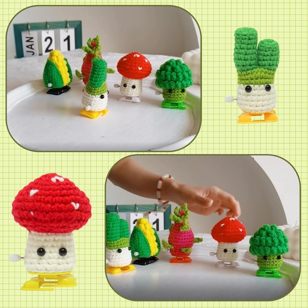 Amigurumi Crochet Kit - Veggie Buddies