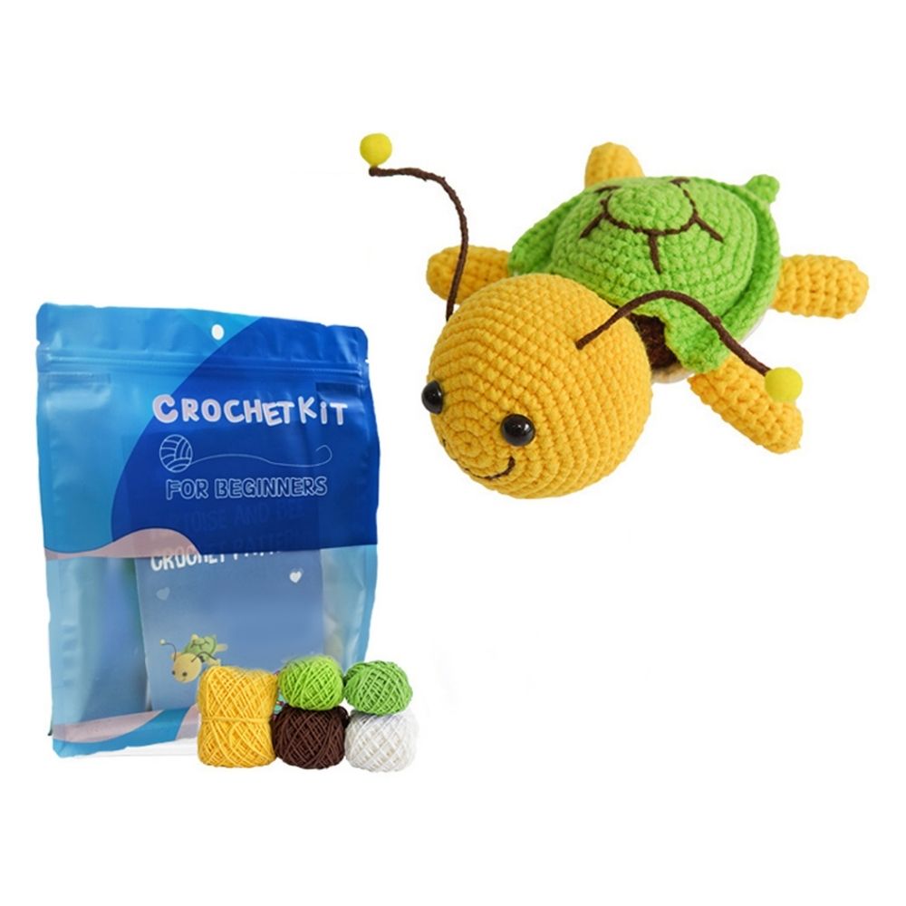 Amigurumi Crochet Kit - Bee & Turtle