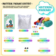 Load image into Gallery viewer, Amigurumi Crochet Kit - Dino King with Rainbow Egg
