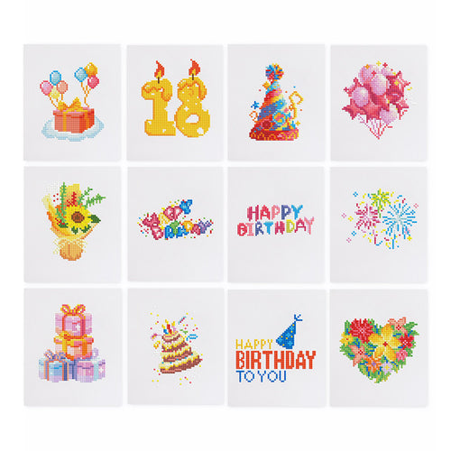 Gem Painting Art kit - Happy Birthday series