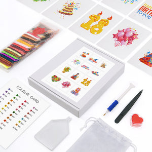 Gem Painting kit - Happy Birthday series