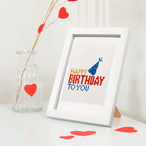 Gem Painting kit - Happy Birthday series