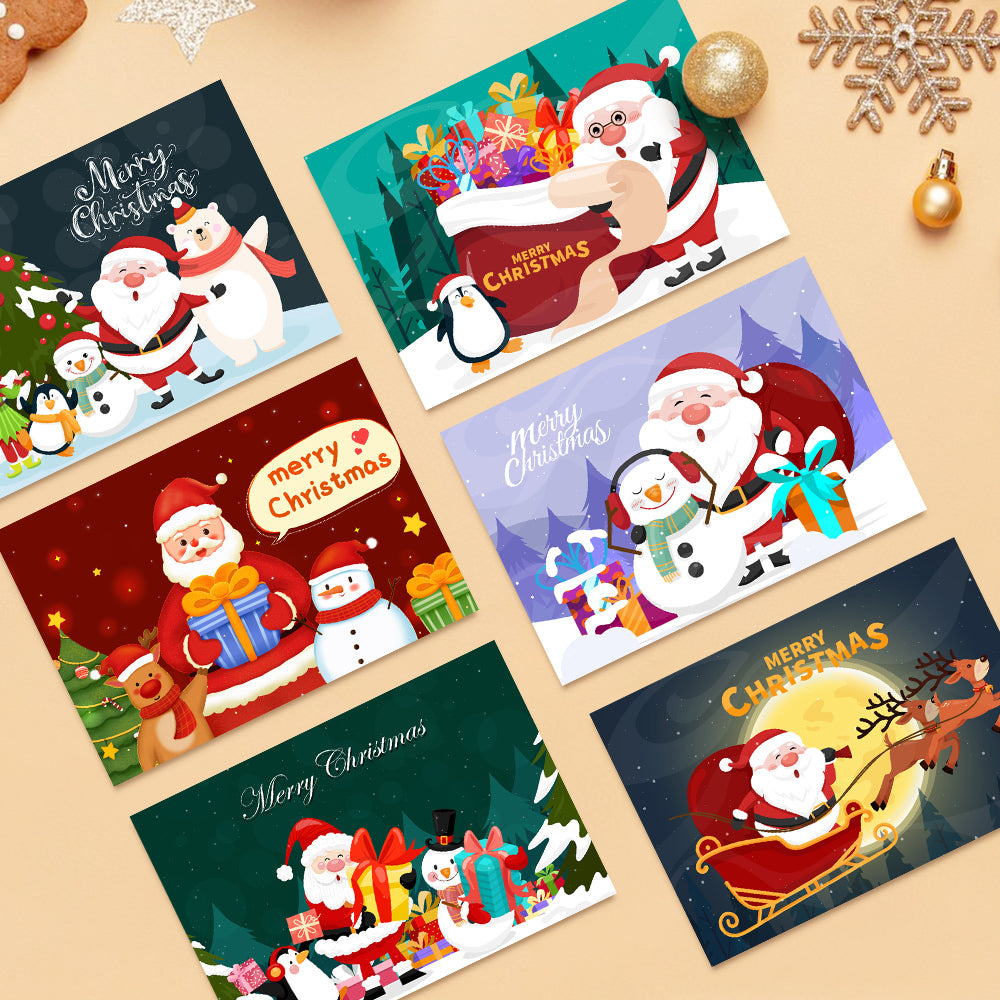Paint by numbers 6 Pack DIY Christmas Cards - Series 1