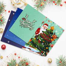 Load image into Gallery viewer, Paint by numbers 6 Pack DIY Christmas Cards - Series 2