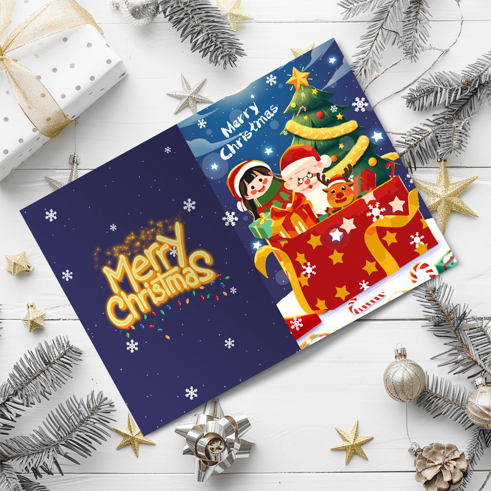 Paint by numbers 6 Pack DIY Christmas Cards - Series 2