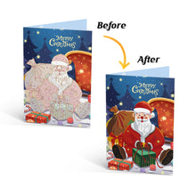Load image into Gallery viewer, Paint by numbers 6 Pack DIY Christmas Cards - Series 2