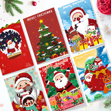 Load image into Gallery viewer, Paint by numbers 6 Pack DIY Christmas Cards - Series 3