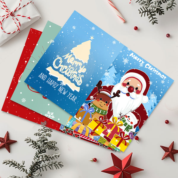 Paint by numbers 6 Pack DIY Christmas Cards - Series 3