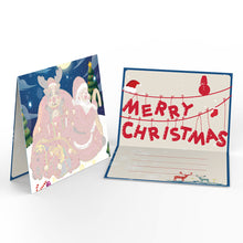 Load image into Gallery viewer, Paint by numbers 6 Pack DIY Christmas Cards - Series 4