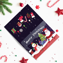 Load image into Gallery viewer, Paint by numbers 6 Pack DIY Christmas Cards - Series 5