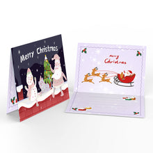 Load image into Gallery viewer, Paint by numbers 6 Pack DIY Christmas Cards - Series 5