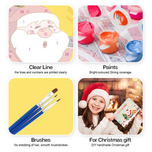 Load image into Gallery viewer, Paint by numbers 6 Pack DIY Christmas Cards - Series 5