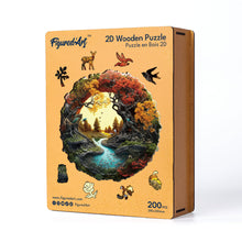 Load image into Gallery viewer, Wooden Puzzle - Autumn River