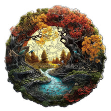 Load image into Gallery viewer, Wooden Puzzle - Autumn River