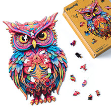 Load image into Gallery viewer, Wooden Puzzle - Radiant Owl