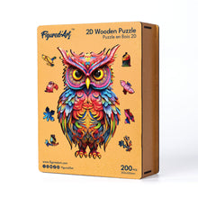 Load image into Gallery viewer, Wooden Puzzle - Radiant Owl
