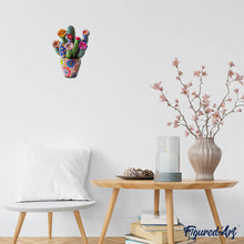 Load image into Gallery viewer, Wooden Puzzle - Flowering Cactus in Pot